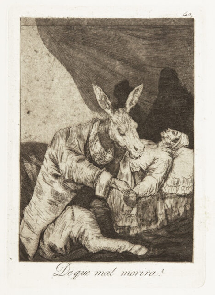 5 sheets the episode: Los Caprichos. by Francisco José de Goya