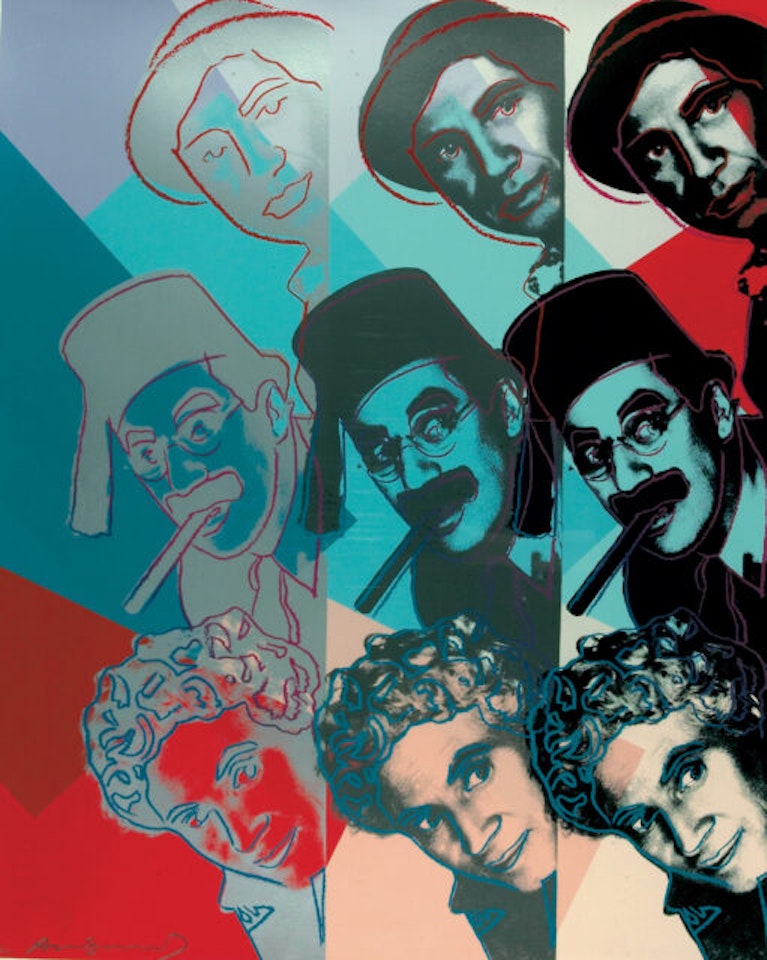 The Marx Brothers. by Andy Warhol