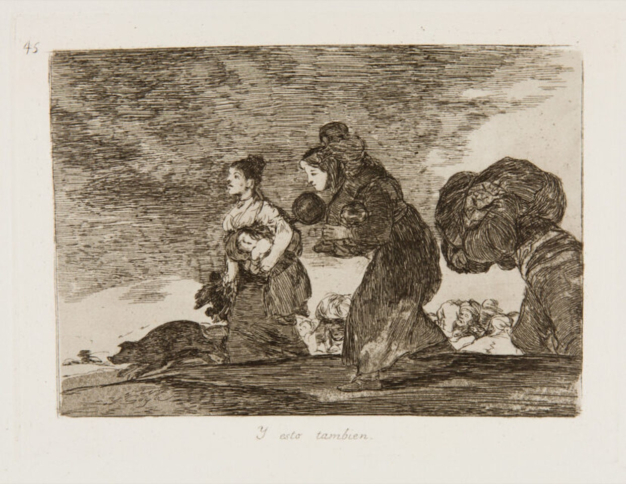 Lot of Y esto tambien (And that too). by Francisco José de Goya