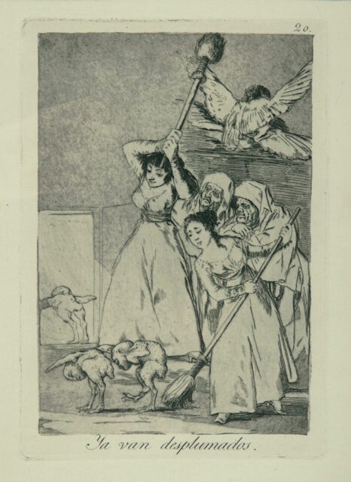 “Ya van desplumados.” by Francisco José de Goya