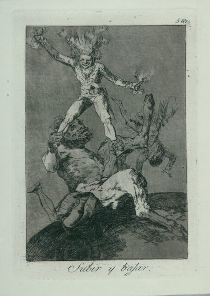 “Subir y bajar.” by Francisco José de Goya