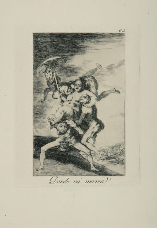 “Donde va mama?” by Francisco José de Goya