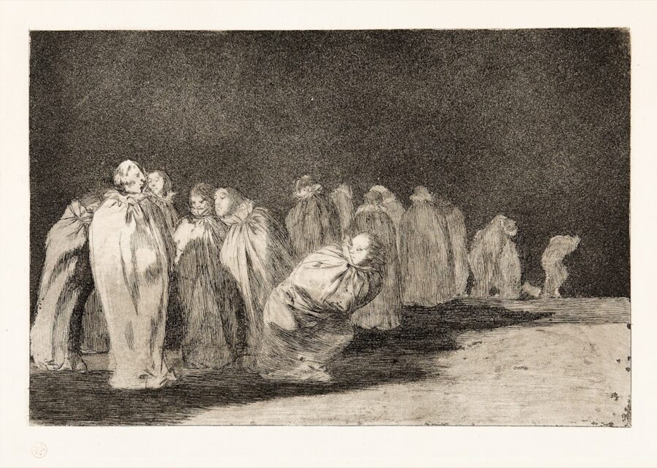 Lot of Los ensacados. by Francisco José de Goya