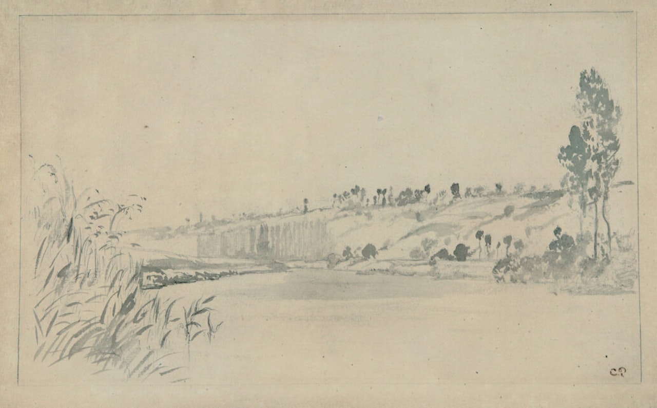Chennevières. by Camille Pissarro
