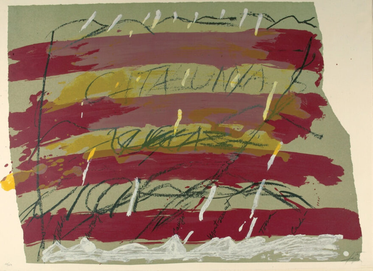 Untitled. by Antoni Tapies