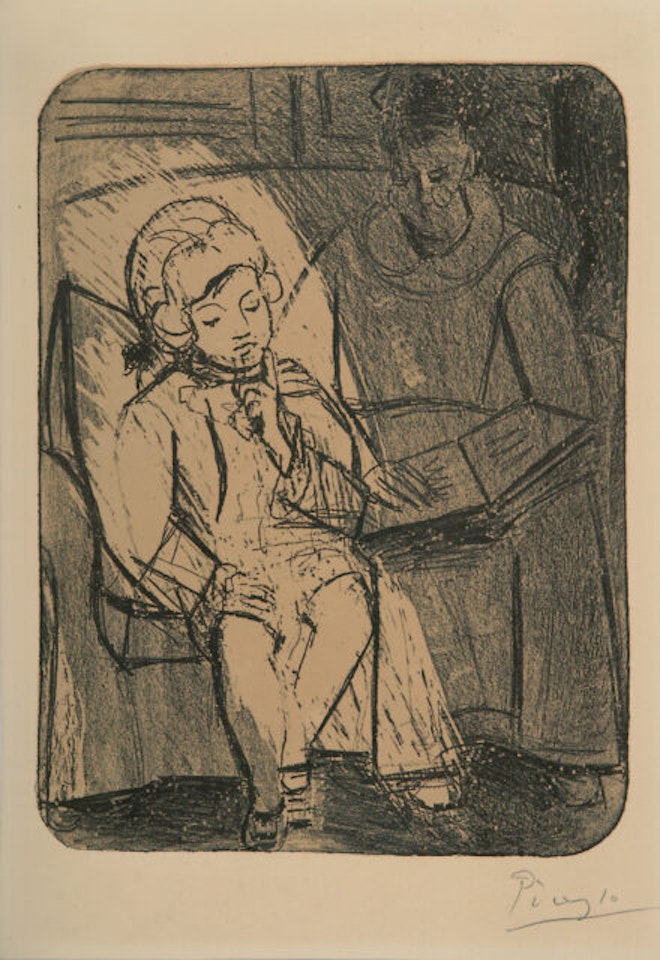 La Lecture. by Pablo Picasso