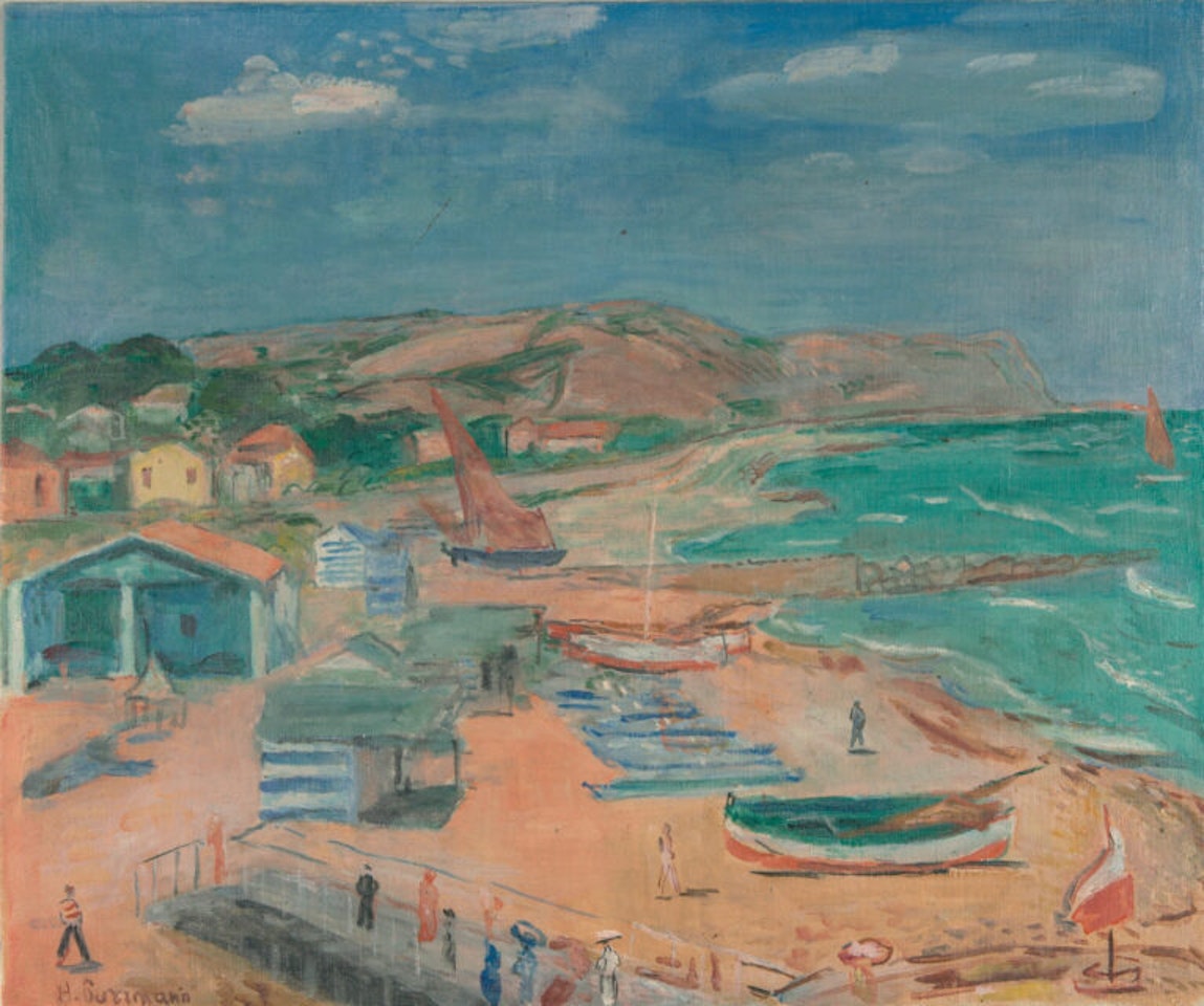 Coastal landscape near Fano by Hans Purrmann