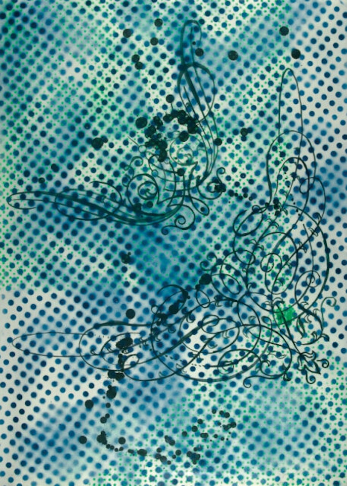Untitled (loop image). by Sigmar Polke
