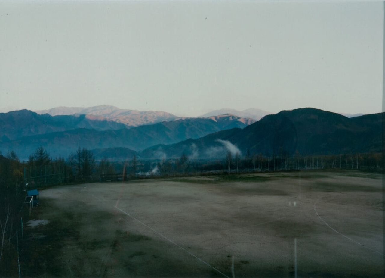 “Sunrise in the mountains near Kiso-Fukushima, Japan 1987” by Thomas Struth