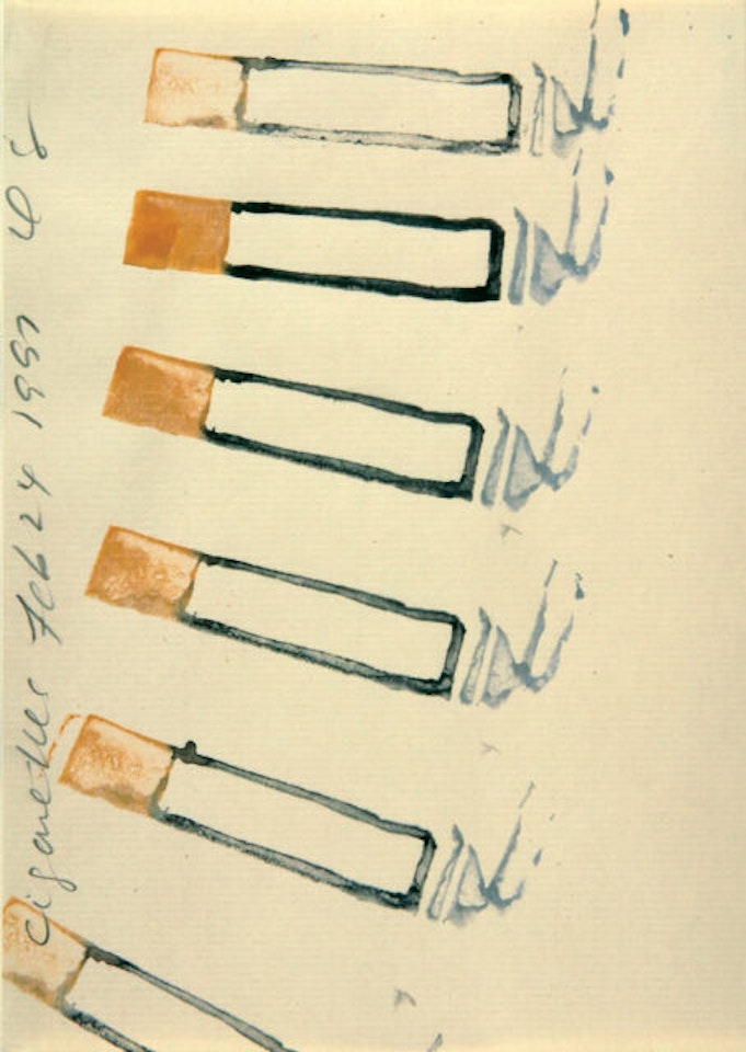 “Cigarettes”. by Tom Wesselmann