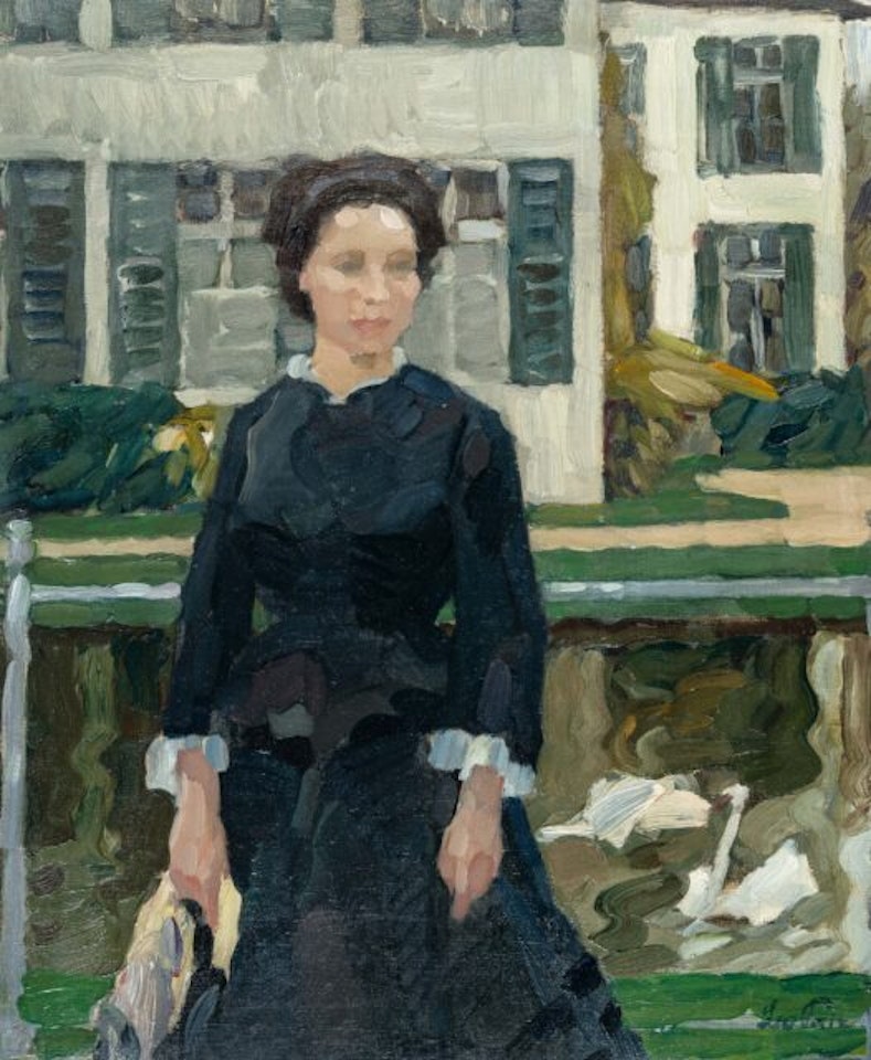 Portrait (Frieda Blell) by Leo Putz