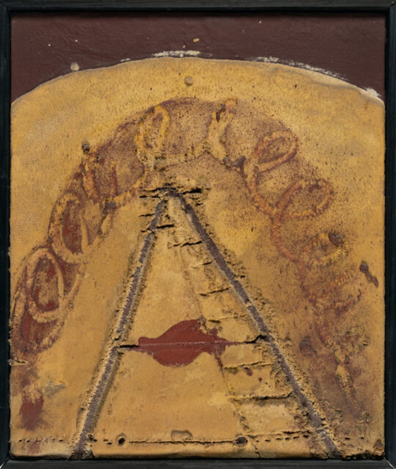 Head-Pyramid by Antoni Tapies