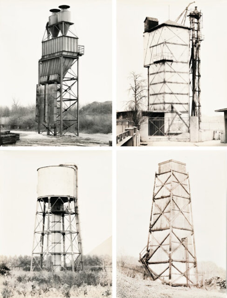 4 towers by Bernd & Hilla Becher