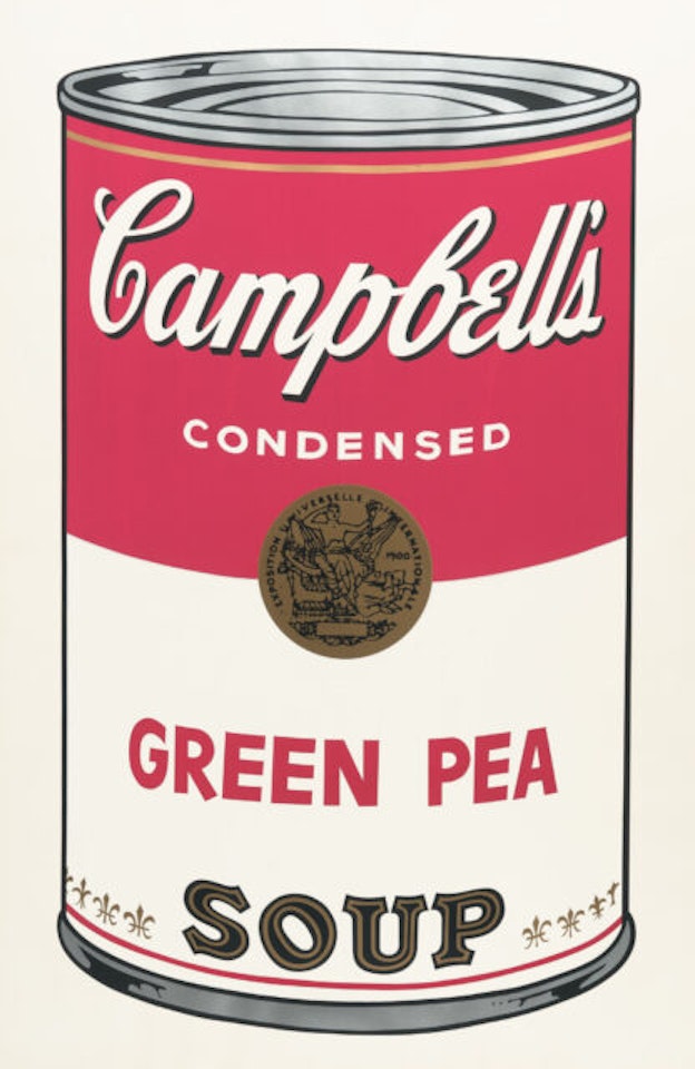 Green pea by Andy Warhol