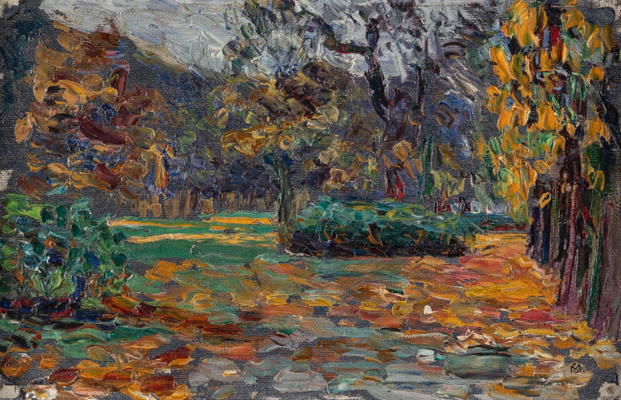 In the park at Saint-Cloud by Gabriele Münter