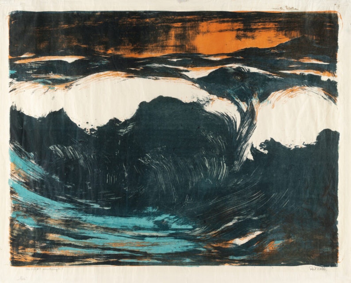 “Meer” (Wave) by Emil Nolde