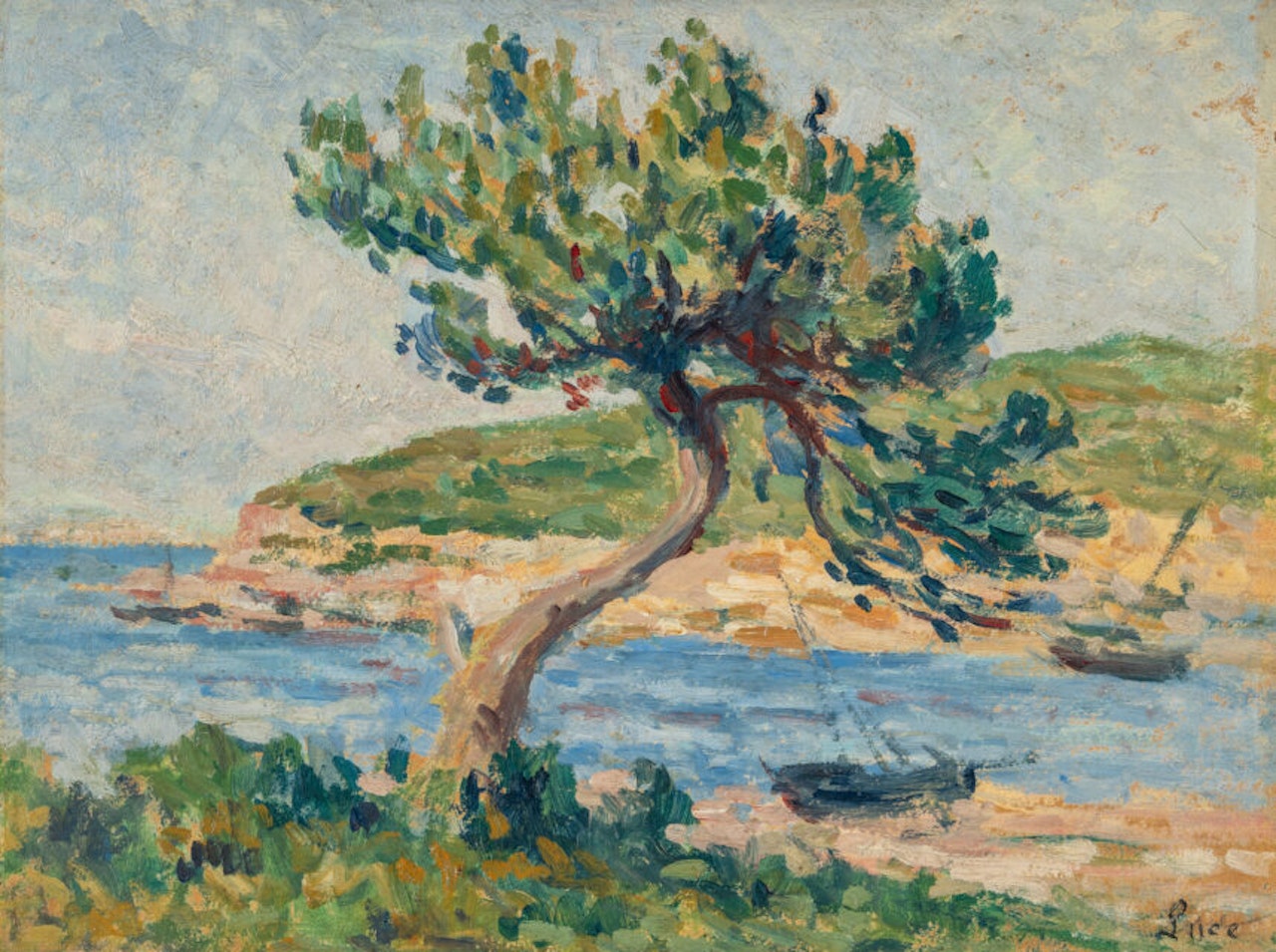 Coastal Landscape by Maximilien Luce