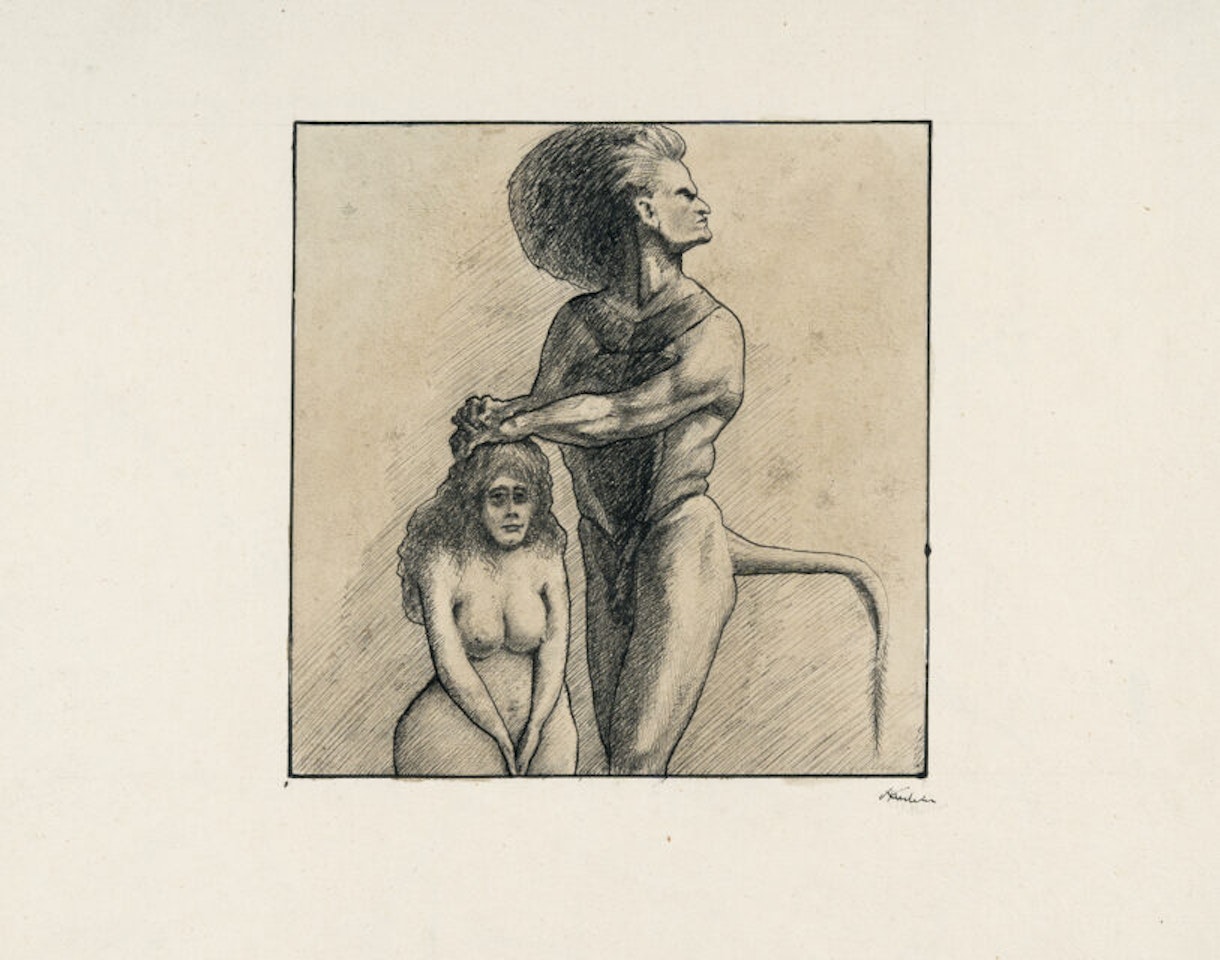 “Opfer des Satan” (Victim of Satan) by Alfred Kubin