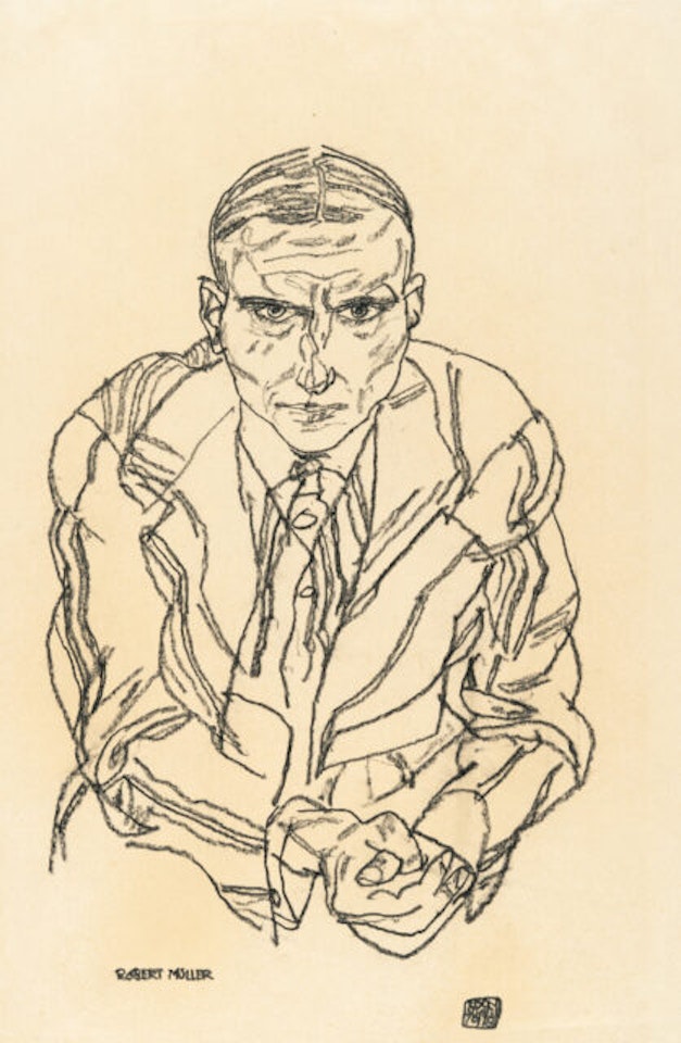 Portrait of Robert Müller by Egon Schiele