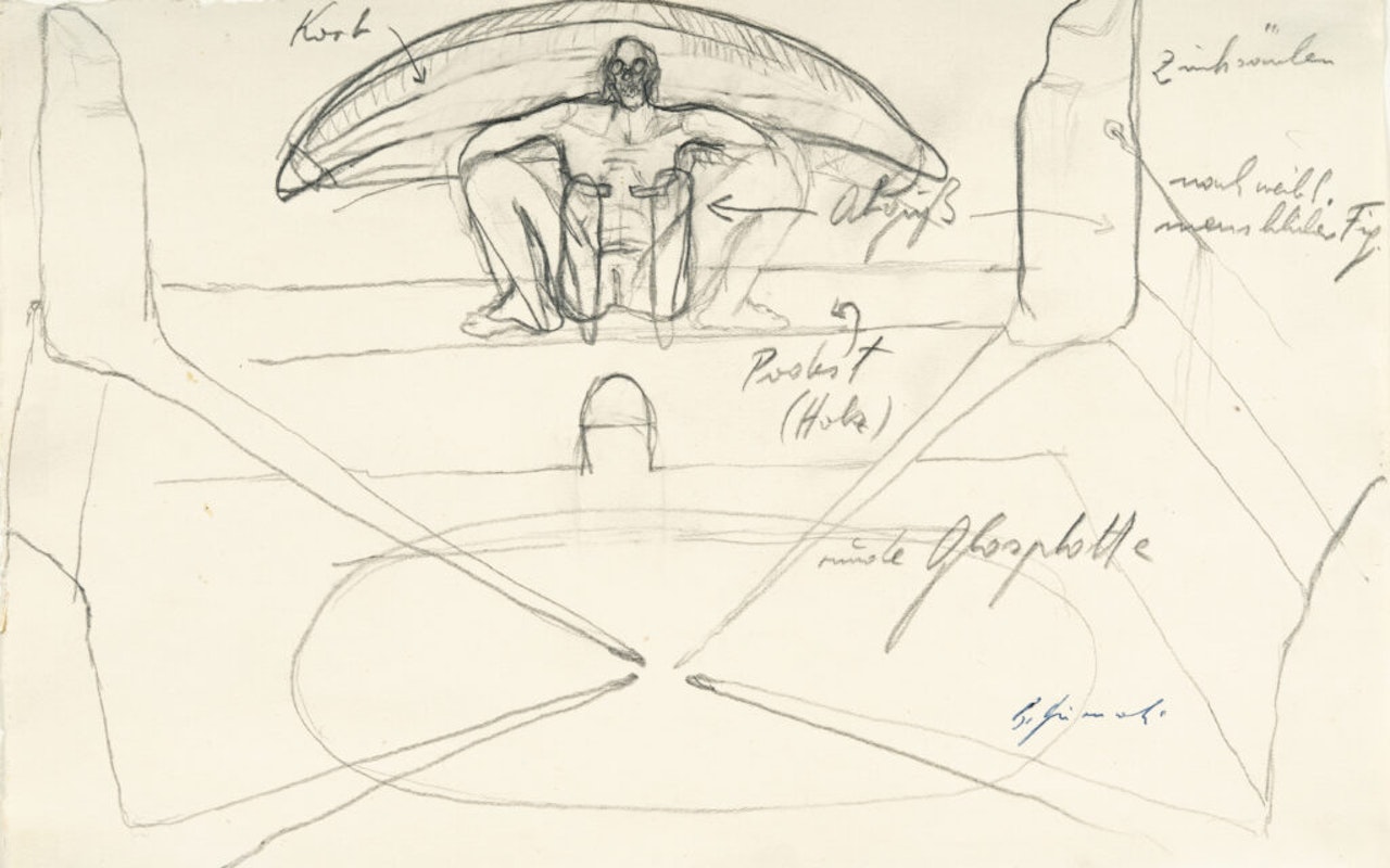 Untitled (Design sketch) by Bruno Gironcoli