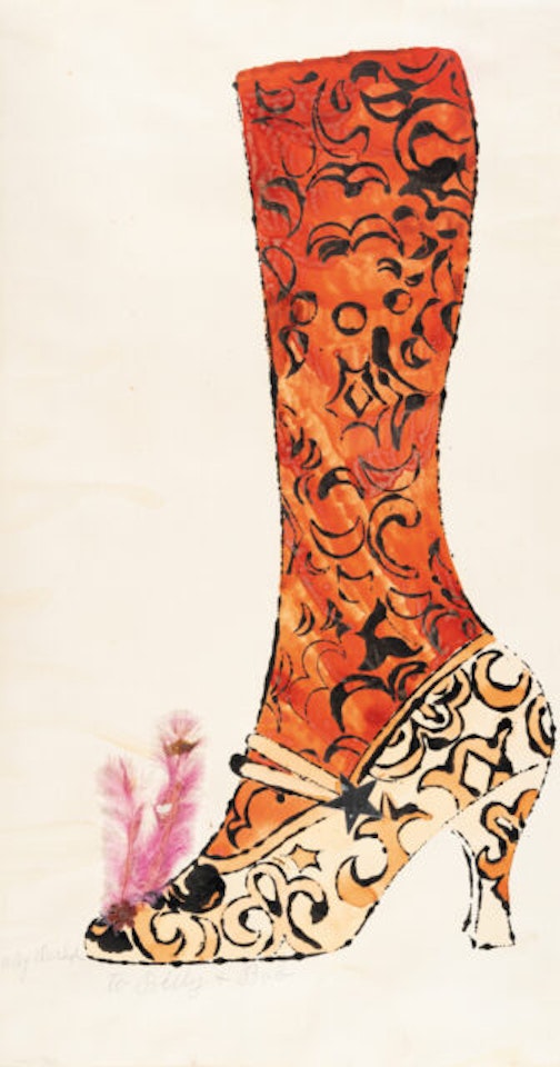 Untitled (Leg and Shoe) by Andy Warhol