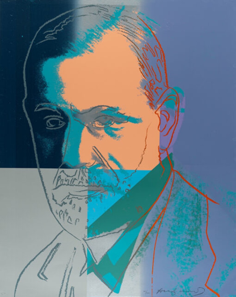 Sigmund Freud by Andy Warhol