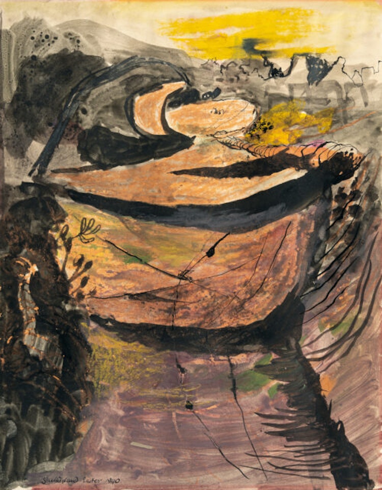 A mountain road by Graham Sutherland