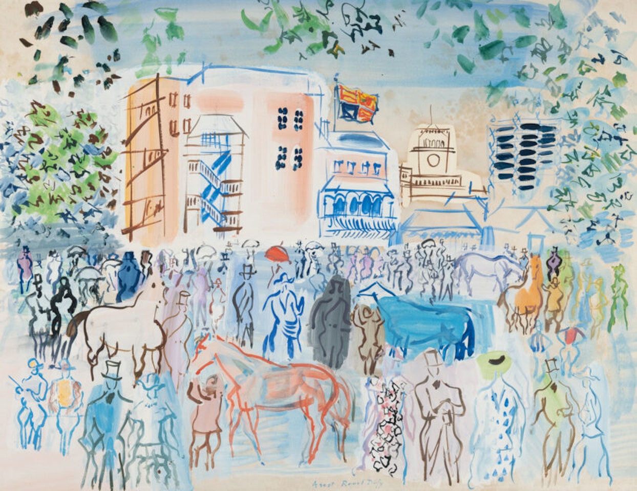“Ascot” by Raoul Dufy