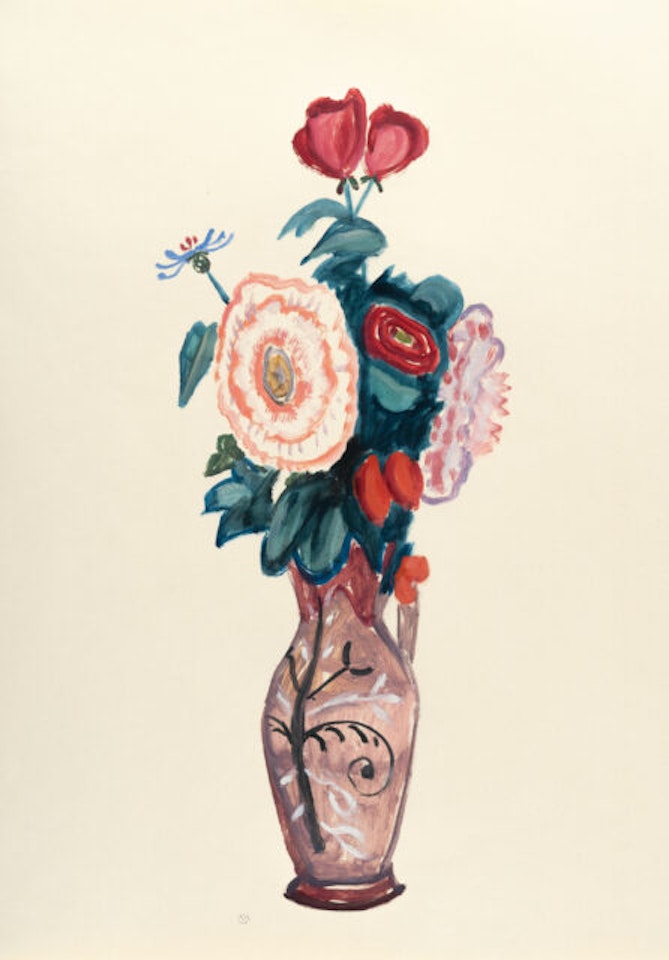 Tall bouquet by Gabriele Münter