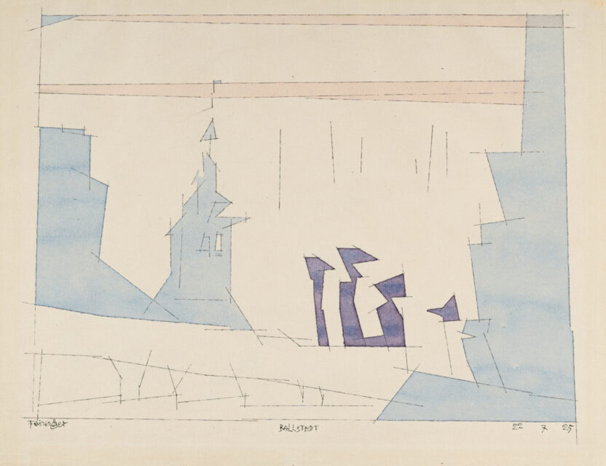 “Ballstedt” by Lyonel Feininger