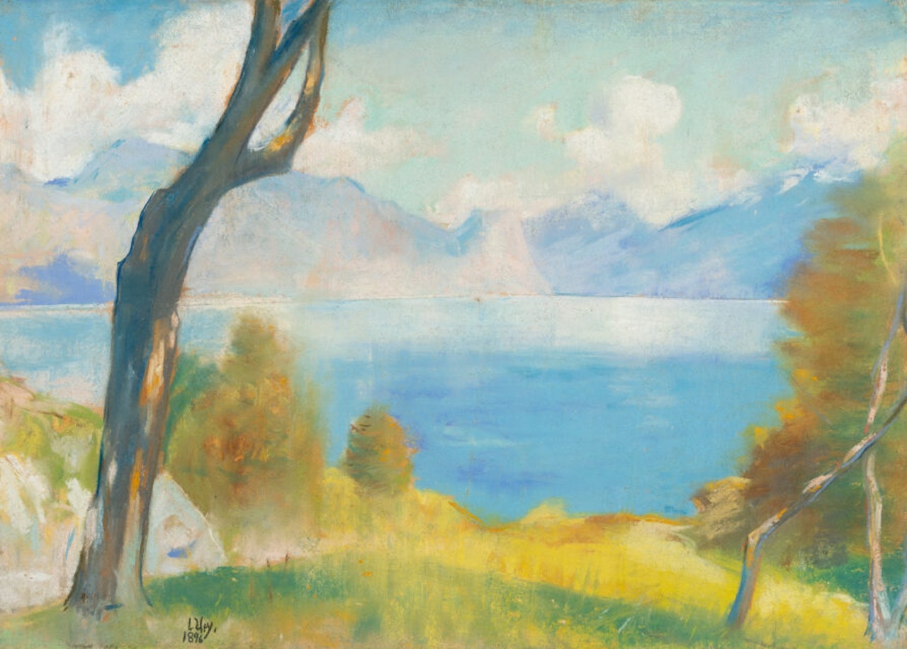 Spring on Lake Garda by Lesser Ury