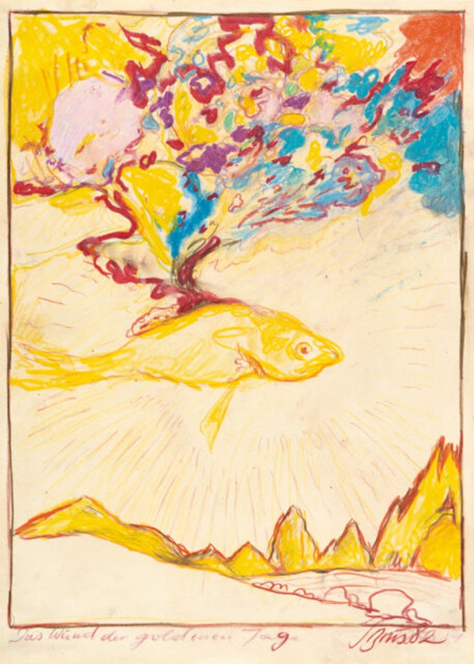 “Das Wund der goldenen Tage” (The Wound of Golden Days) by Gunter Brus