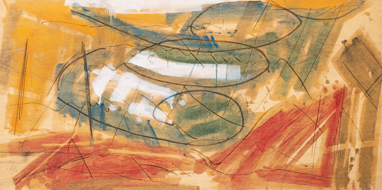 Untitled (Composition) by Imi Knoebel
