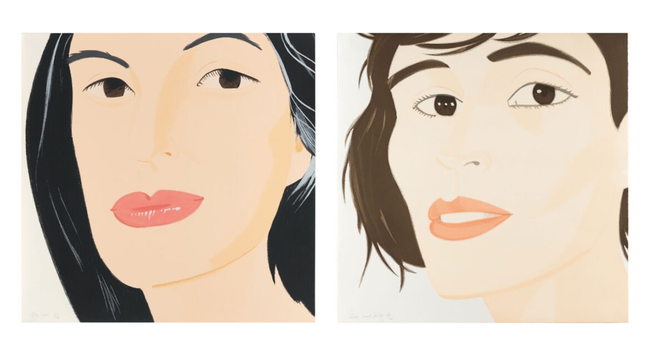 2 sheets: Ada - Vivien by Alex Katz