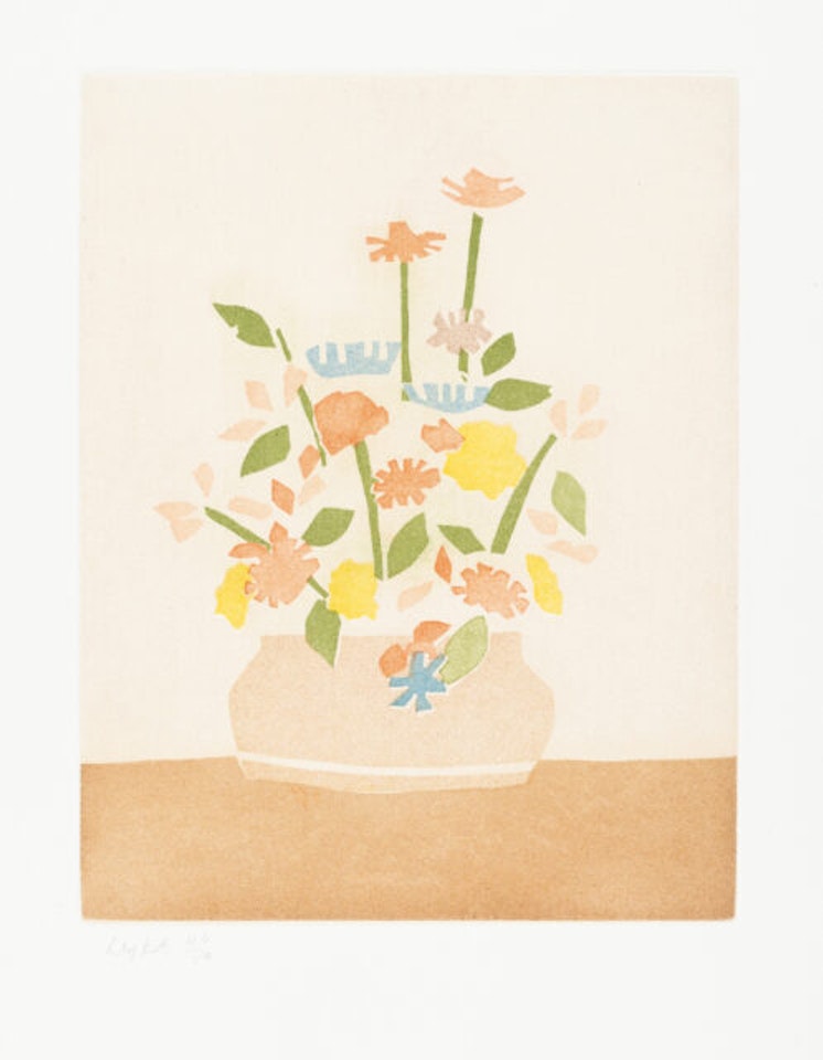 Wildflowers in vase by Alex Katz