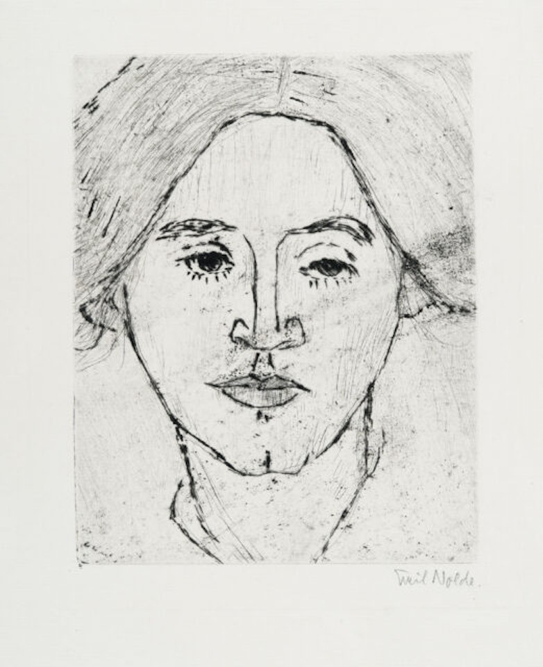 Mrs N. (Mrs Ada Nolde) by Emil Nolde