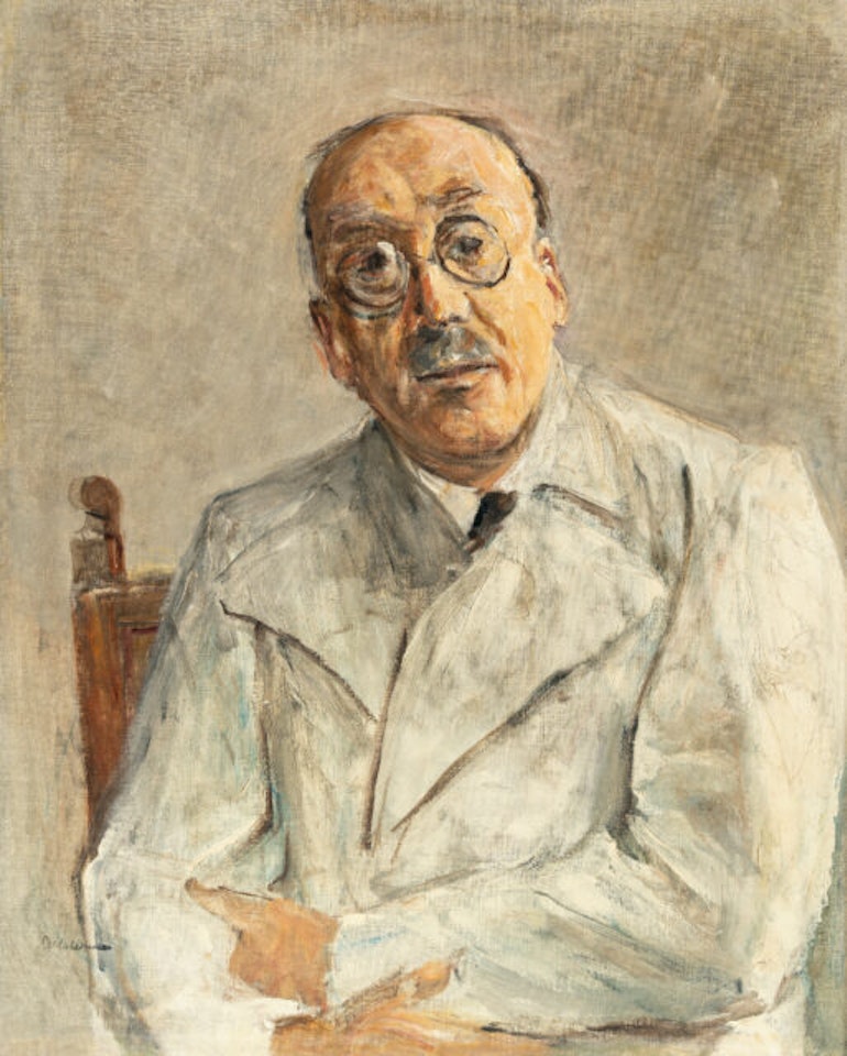 Portrait of the surgeon Ferdinand Sauerbruch (1875-1951) - Study by Max Liebermann