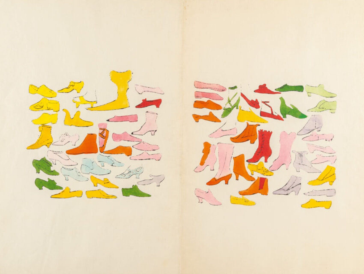 “À la recherche du shoe perdu” by Andy Warhol