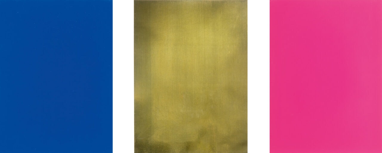 Monochrome and fire by Yves Klein