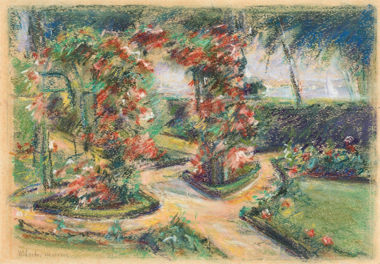 The Rose Garden at Wannsee by Max Liebermann