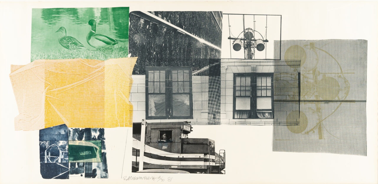 5:29 Bay Shore by Robert Rauschenberg