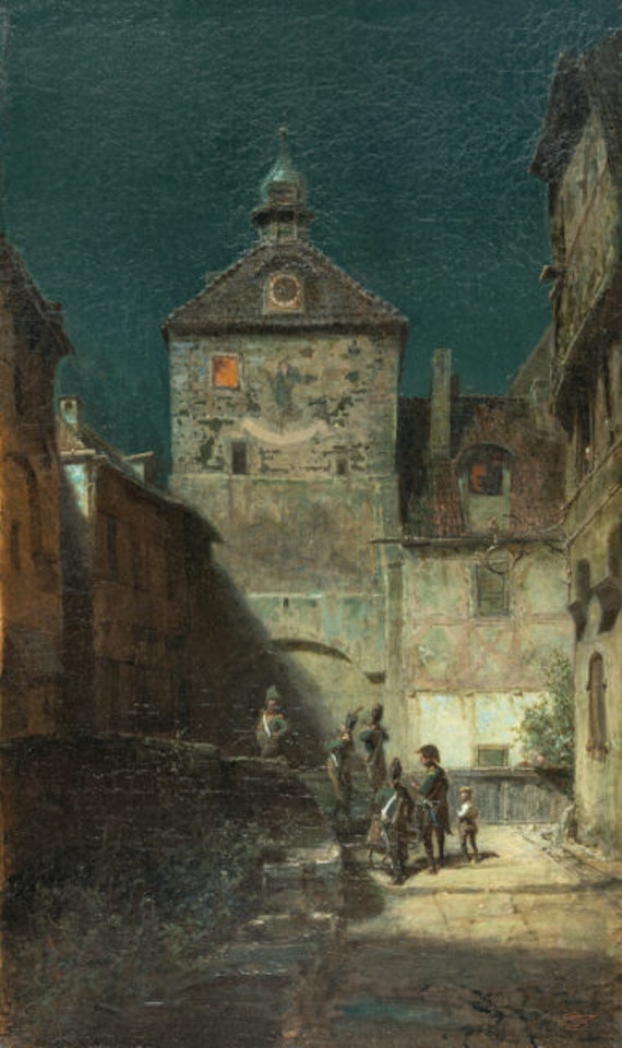 Taps with tambour by Carl Spitzweg