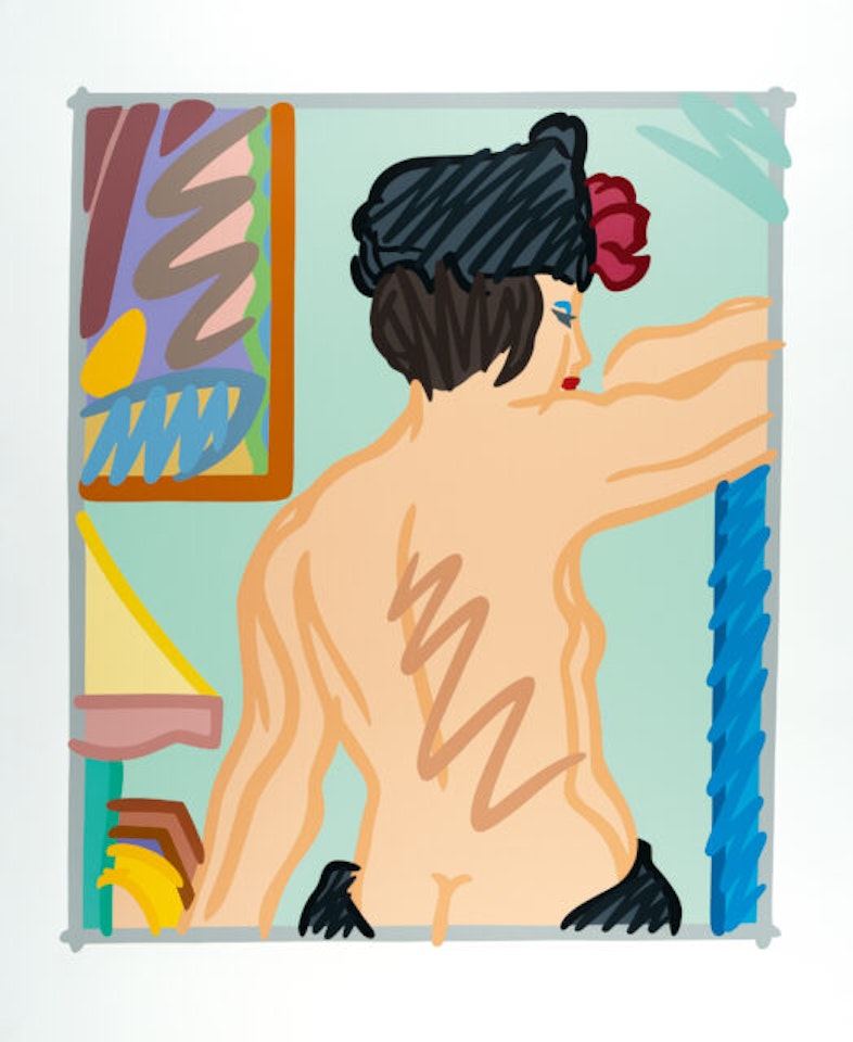“Judy with Black Hat” by Tom Wesselmann