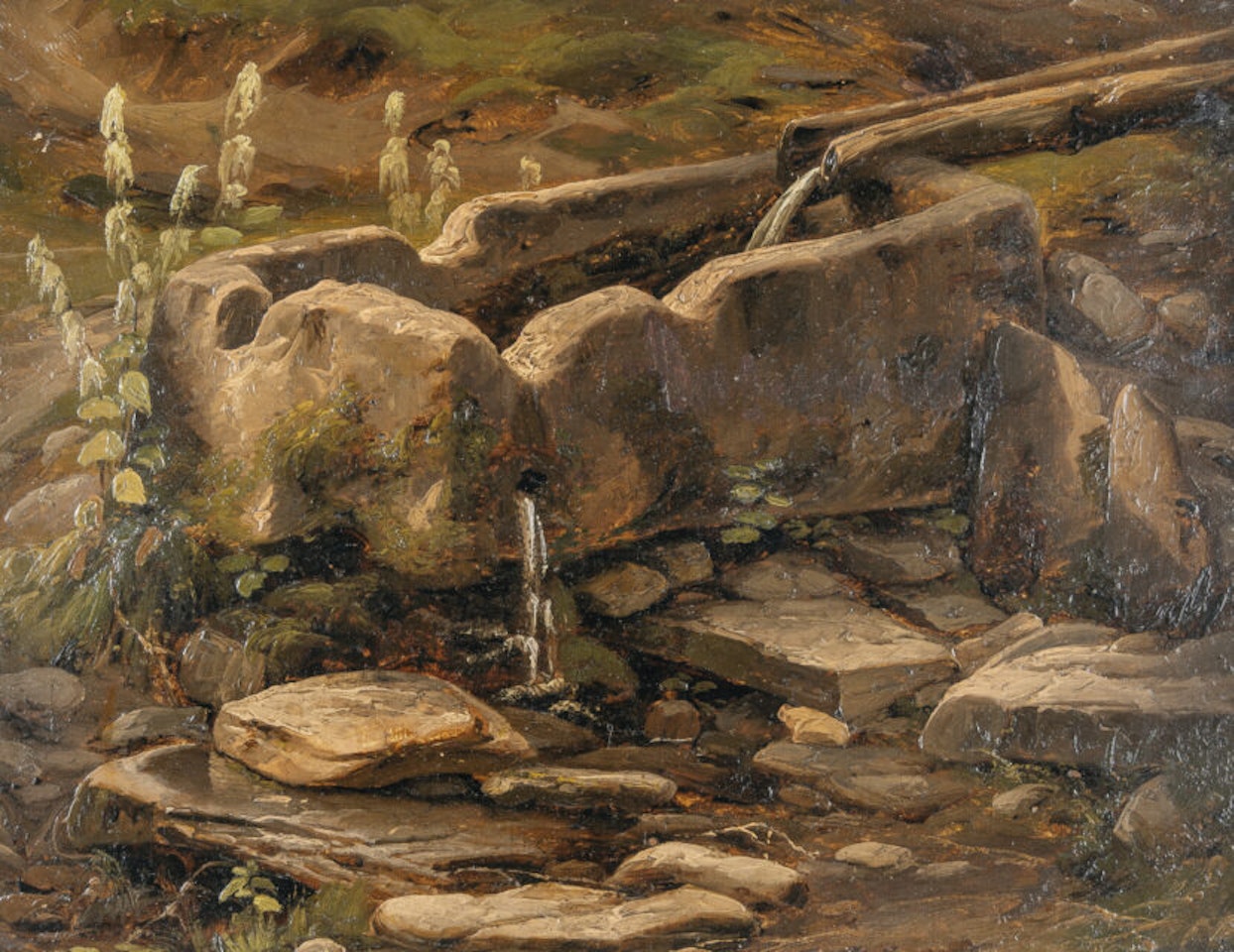 Fountain trough by Christian Friedrich Gille