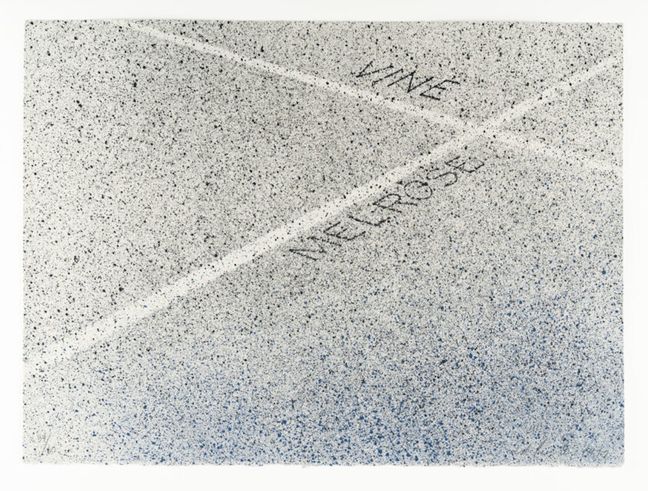 Vine / Melrose (Parkett 55) by Ed Ruscha