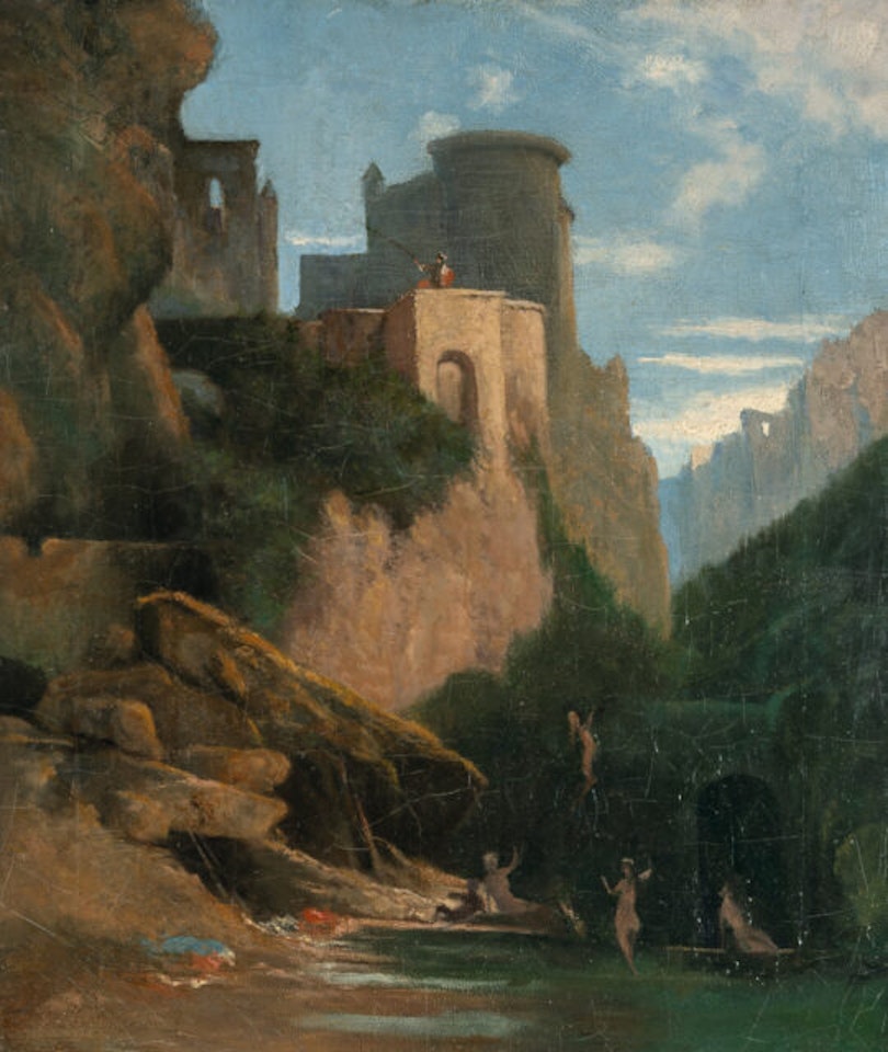 Catching mermaids by Carl Spitzweg