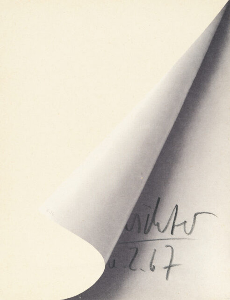 Sheet corner by Gerhard Richter