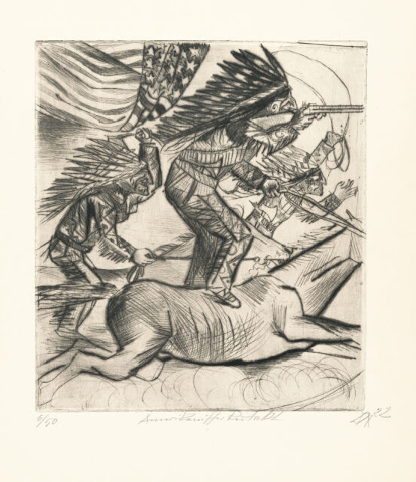 “American Riding Act” by Otto Dix