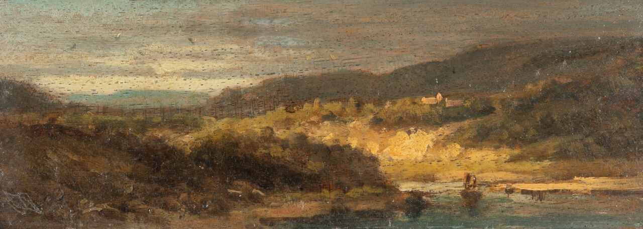Donau landscape by Carl Spitzweg