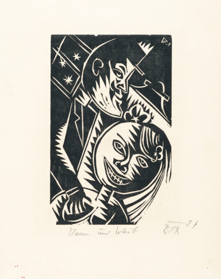 “Man and Woman” (Night Scene) by Otto Dix